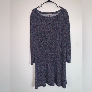 Long sleeve floral dress
